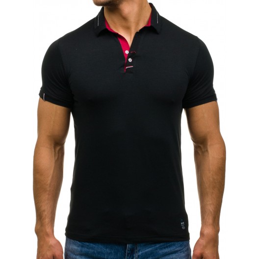 čierne pánske tričko